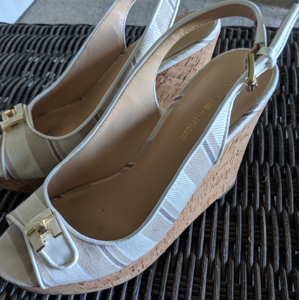 π₯π₯ Tommy Hilfiger Wedge Heel - Picture 1 of 9